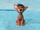 Old Disney Hagen Renaker  Chihuahua Dog Pedro From Lady   The Tramp With Sticker