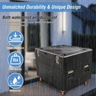 Ata Cable Trunk Road Case With Wheels For Dj Stage Gear