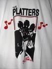 Vintage 90s The Platters Paul Robi Band T-shirt White Large Xl Rare Doo Wop