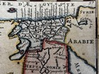 Ancient Egypt Africa Small Animals 1683 Mallet Charming Engraved Hand Color Map