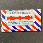 Barbasol Blades Vintage Shaving Razor Blade Packet  for Modern Shaving  C1940 s