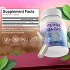Yerba Magic Yerba Mate Capsules Supports Mental Clarity   Digestive Wellness