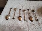 Set Of 6 Sterling Silver 950 Coffee Bean Spoons In Original Case