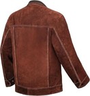 Jasic Leather Welding Jacket Split Cowhide Flame Resistant For Heavy Duty Welder