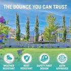 Skywalker Trampolines Trampoline Outdoor 8 Ft 12 Ft 15 Ft Jump N    Dunk - Blue
