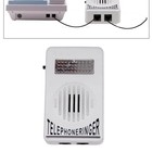 1pc White Telephone Ringer Amplifier Bell Extra-loud Telephone phone Ringer e   