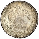 Mexico 8 Reales 1825-zs Az Zacatecas Mint  Pcgs Au-55  First Year Of Issue  Rare