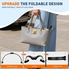 Foldable Half Moon Lamp With Display Screen  29in Esthetician Light 3 Color M   