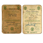 2 Boy Scouts America Certificate Registration 1949 - 1951 Asbury Park Nj Lipman