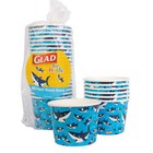 Kids - 12oz Paper Snack Bowls No Lid - 20ct - Sharks