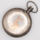 Crescent 18-size Swing-out Silver-filled Antique Pocket Watch Case W  Deer Motif