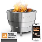 Slinky Stove 17-inch Smokeless Collapsible Wood Fire Pit W cooking Grill