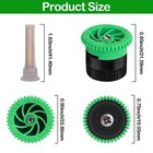 10 Variable Arc Sprinkler Nozzles For Garden Lawn Irrigation  Adjustable