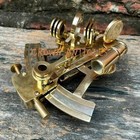 Collectible Antique Nautical Brass Sextant Working German Marine Maritime Gift