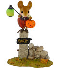 Wee Forest Folk Pumpkin Party Greeter Mouse Halloween Retired 2013 White Wff Box