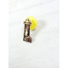 Vintage Lighthouse Lapel Pin Silver   Gold Color