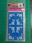 Glass Etch Etching Stencil Rose Corners Flowers Armour Products New Sealed