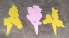 Vintage Easter Holiday Cake Toppers Cupcake Picks 3 Pieces Birds   Bunnies