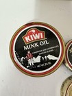 Vintage Lot Of 6 Shoe Polish Metal Tins Kiwi Esquire Meltonian  glass With Tin 