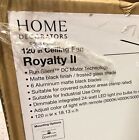 Home Decorators Royalty Ii 120 In  Led Indoor outdoor Matte Black Ceiling Fan