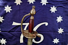 French Indian War Revolutionary War Heart Shape Guard British Sword Ca 1725-1750