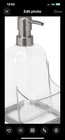 Kitchen Soap Pump Sponge Holder For Sink Organization  1 Ea Clear   Gray