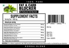 Fat   Carb Blocker Appetite Suppressant Burner Weight Loss Supplement Keto Diet