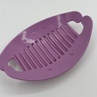 Vintage Goody Tzers Hair Cincher Comb Banana Clip 4 5 Inch 1980s Purple Combs