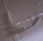 Silver Tone Clear Rhinestone Bridal Tiara Crown Headband Hair Headpiece