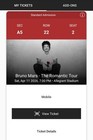 2- Bruno Mars Tickets Las Vegas Allegiant 4 11 26 Aisle Seat Floor Sec A5 Row 22