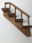 Vintage Stair Staircase Spindle Wooden Shelf Trinket Shelf Step Wall Hanging 