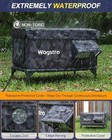 Cozy Heated Cat House - Waterproof  Insulated Shelter With Awning   Escape Door