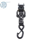 4 Pack 1 6     8 Feet Tie Downs 5208lbs Ratchet Straps W  S Hook Heavy Duty Black