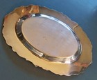 Sheridan Silverplate Oval Serving 10 X 6 Tray Baroque Style