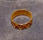 Antique 10k Yellow Gold Baby Ring Detail Is Exceptional Size 0