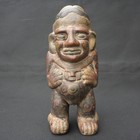 Tiahuanaco Pre-columbian Ceramic Figurine With Human Form