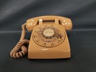 Vtg 1970 Stromberg-carlson Landline Rotary Dial Telephone Burnt Beige  For Parts