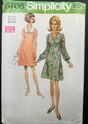 1970s Vintage Simplicity Sewing Pattern 8706 Factory Folded Uncut Plus Size 48 B