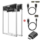 Usb 3 0 type-c 2 5  Hdd Ssd Enclosure External Hard Drive Case 5gbps Tool-free