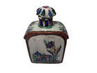 19th Century Persian Qajar Dynasty Iznik Ceramic 6      Flagon Perfume Flask C   1850