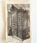 Fox  Medical Exhibit 1876 Worlds Fair Centennial Victorian Engraving Dwaa3a