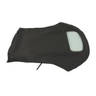 Black Convertible Soft Top Clear Heated Glass Window For Volkswagen Beetle 03-10