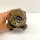 Vintage Dakin 1976 Pillow Pets Beaver Bean Bag Plush Stuffed Animal Toy Brown