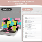 Taja Address Book With Alphabetical Tabs hardcover Address Books Large Print For