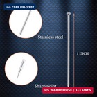 2000pcs Straight Pins For Crafts  Sewing Pins For Fabric Dressmaker Pins  Long 1