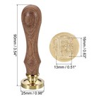 Alphabet E Wax Seal Stamp Initial Letter Sealing Wax Stamp Classic Retro