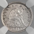 1853 H10c Liberty Seated Half Dime  Ngc Au Details  cleaned   8404748-033