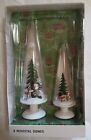 Disney Parks Mickey Mouse And Chip N Dale 2019 Christmas Holiday Pedestal Domes 