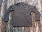 The North Face Boys Large Gray   Neon Yellow Full Zip Jacket With Pockets
