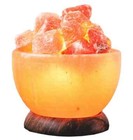 Salt Lamp- Himalayan Salt Lamp With Natural Crystal Chunks  Home Decor Gift